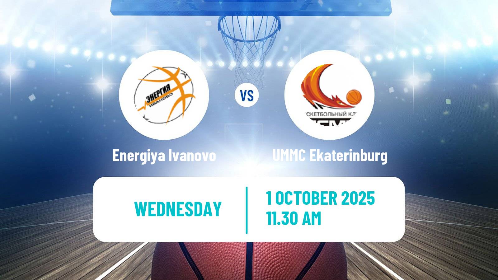 Basketball Russian Premier League Basketball Women Energiya Ivanovo - UMMC Ekaterinburg