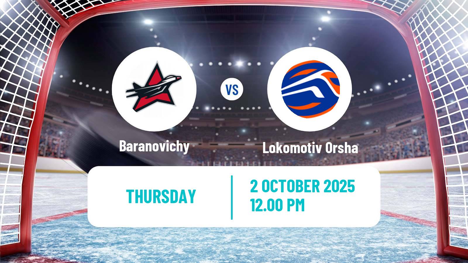 Hockey Belarusian Extraleague Baranovichy - Lokomotiv Orsha