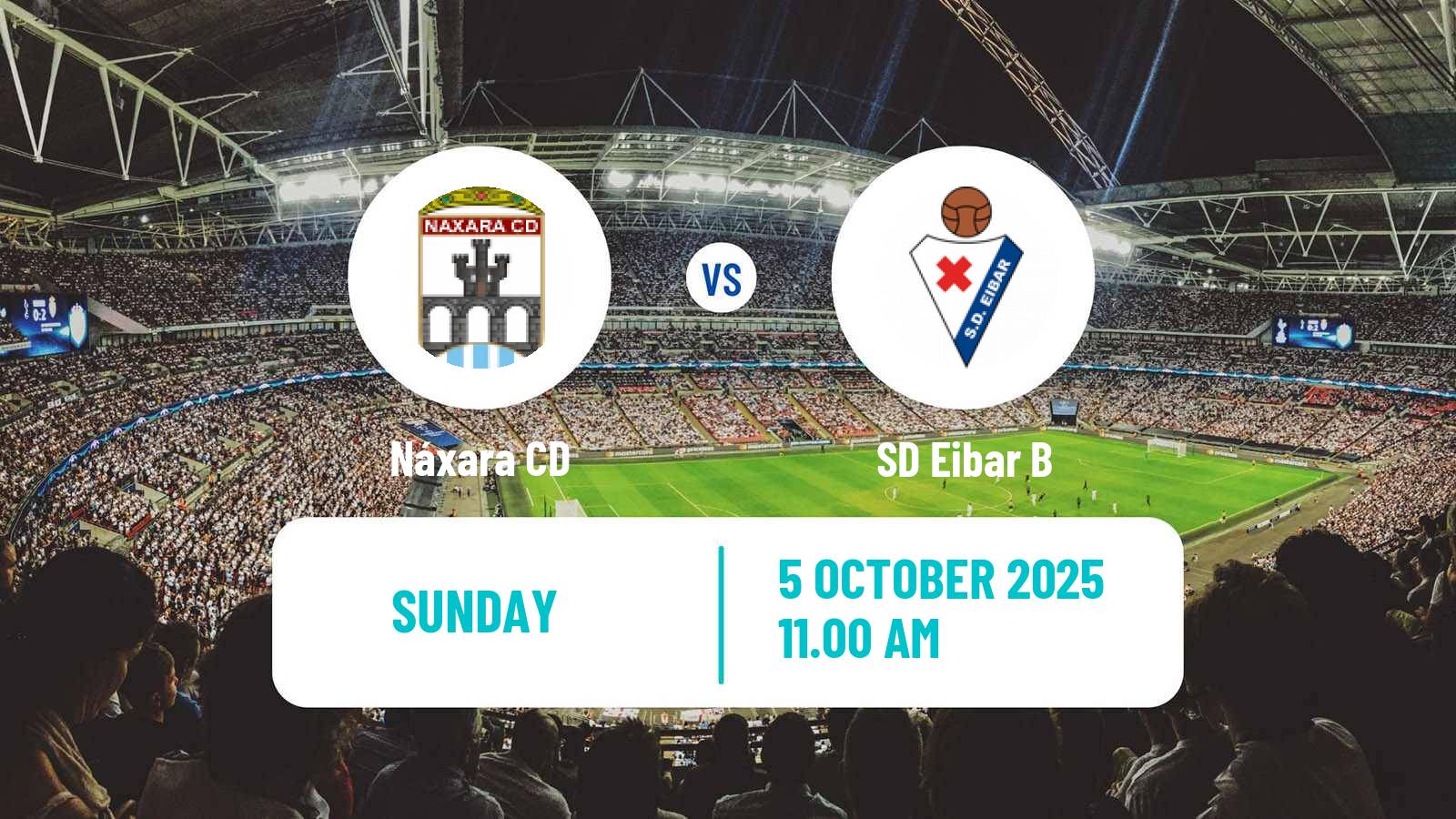 Soccer Spanish Segunda RFEF - Group 2 Náxara - Eibar B