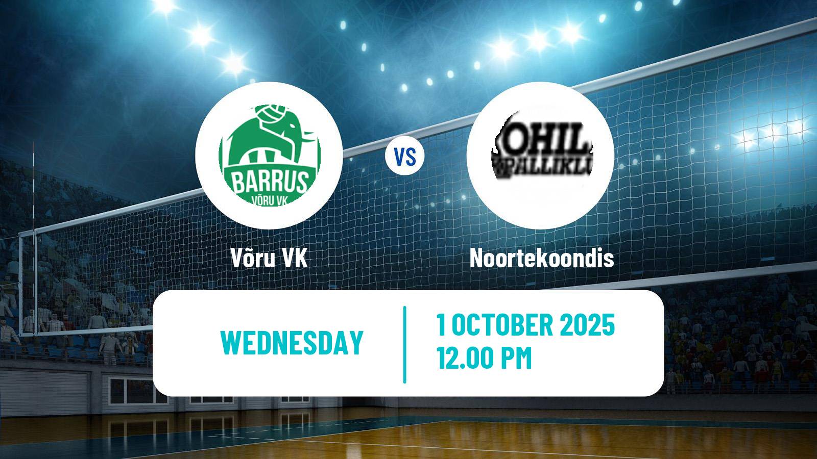 Volleyball Baltic League Volleyball Võru - Noortekoondis