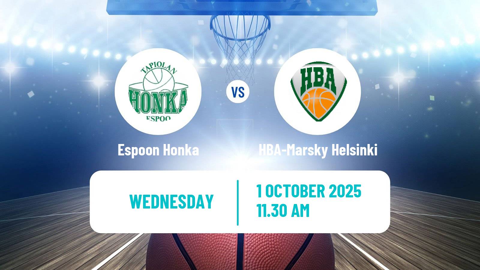 Basketball Finnish Korisliiga Women Espoon Honka - HBA-Marsky Helsinki