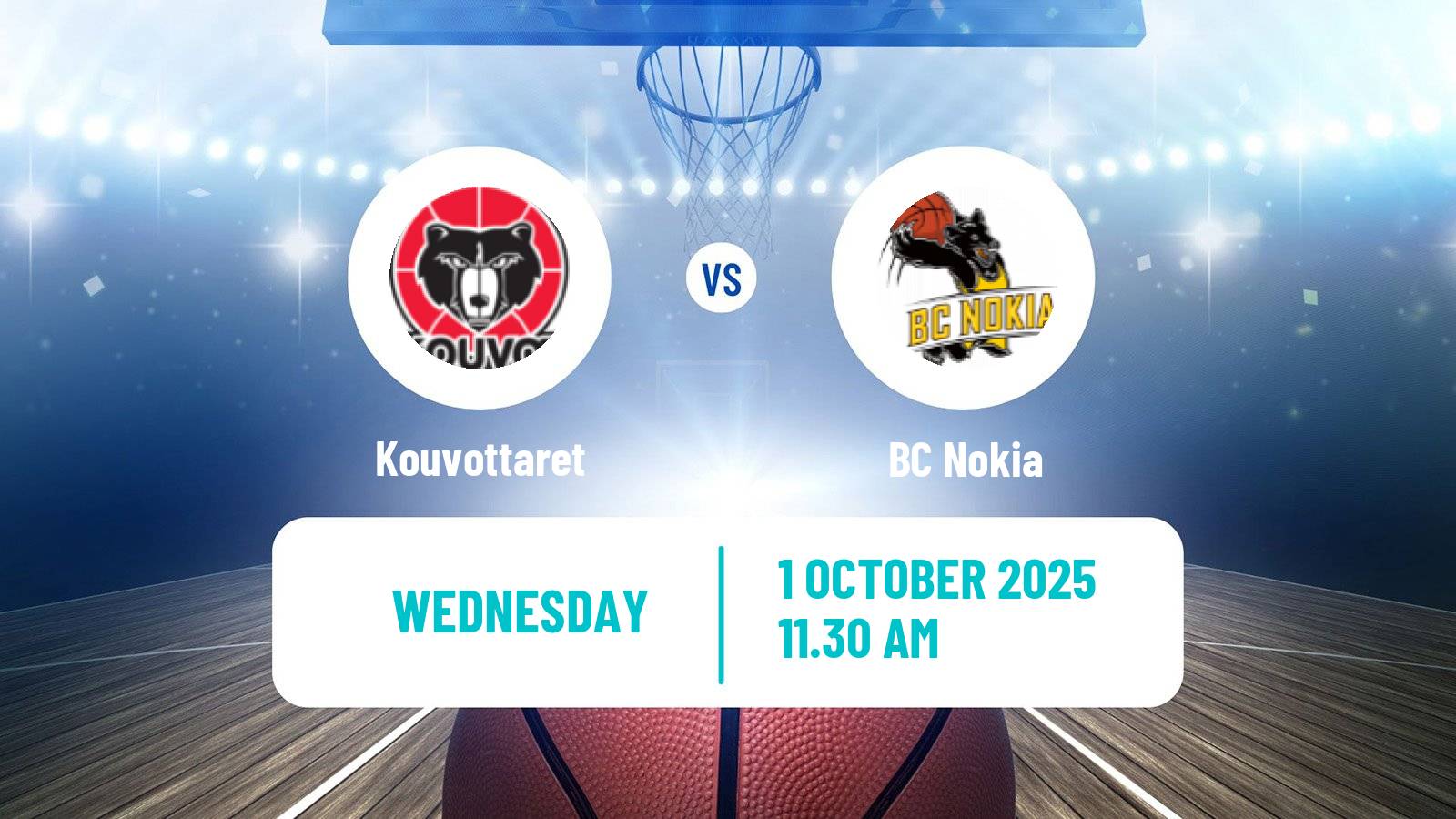 Basketball Finnish Korisliiga Women Kouvottaret - BC Nokia
