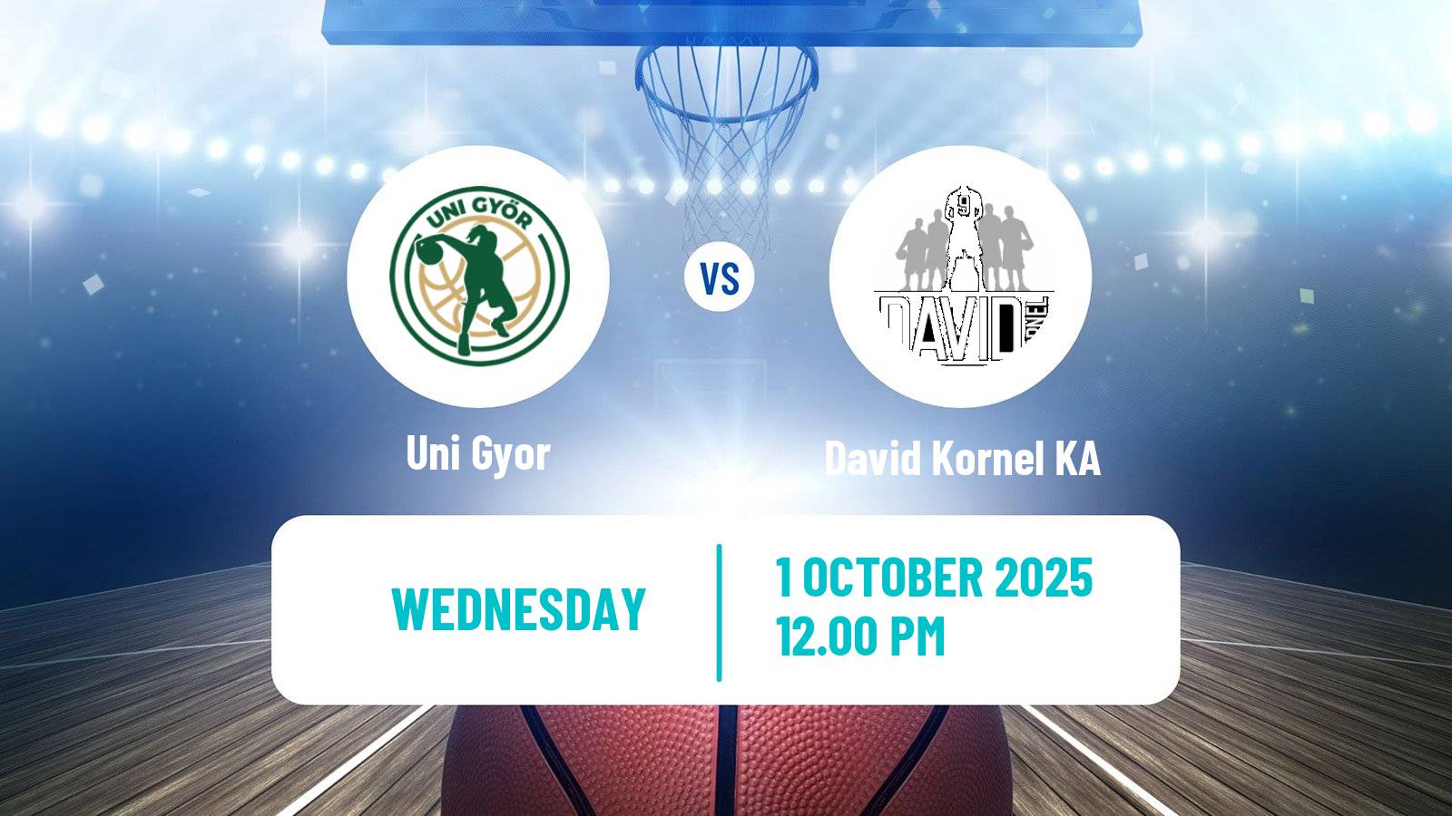 Basketball Hungarian NB I Basketball Women Uni Gyor - David Kornel KA