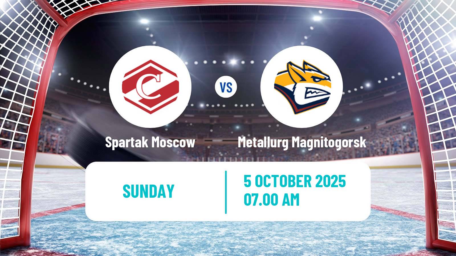 Hockey KHL Spartak Moscow - Metallurg Magnitogorsk