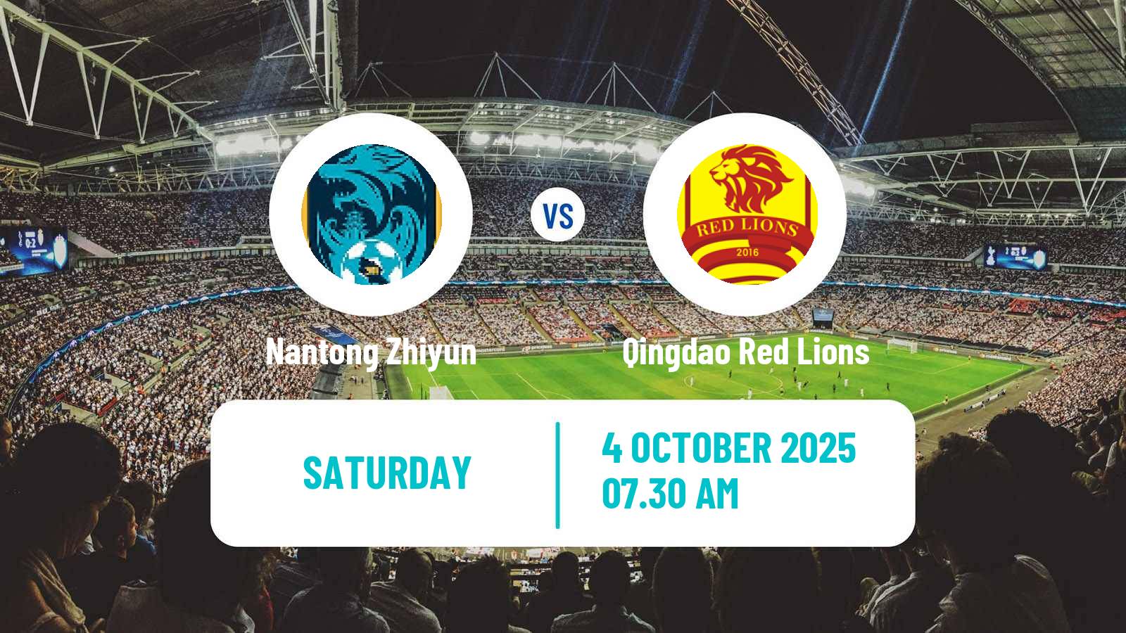 Soccer Chinese Jia League Nantong Zhiyun - Qingdao Red Lions