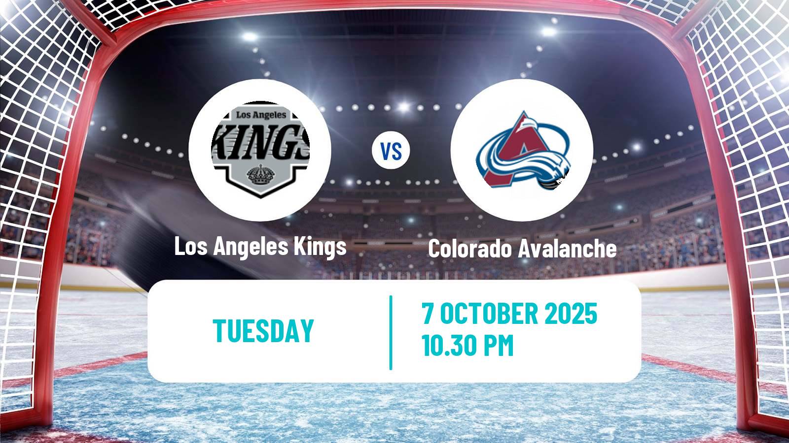Hockey NHL Los Angeles Kings - Colorado Avalanche