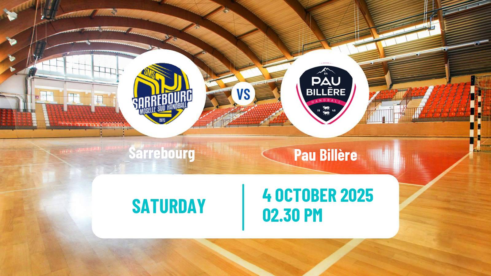 Handball French Proligue Handball Sarrebourg - Pau Billère