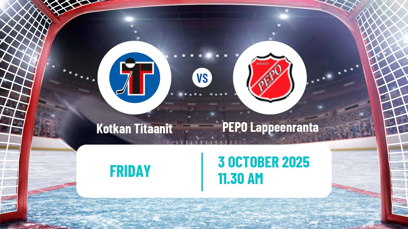 Hockey Finnish Suomi-sarja Kotkan Titaanit - PEPO Lappeenranta