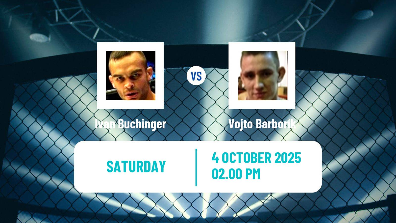 MMA Lightweight Oktagon Men Ivan Buchinger - Vojto Barborík