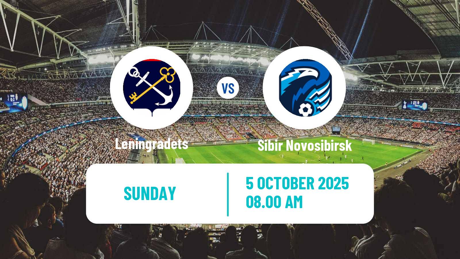 Soccer Russian FNL 2 Division A Gold Leningradets - Sibir Novosibirsk