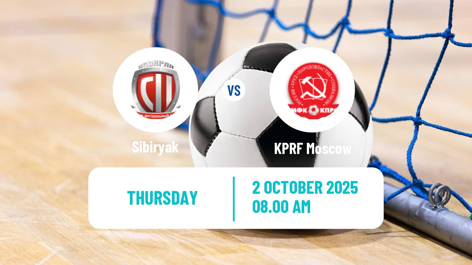 Futsal Russian Super Liga Futsal Sibiryak - KPRF