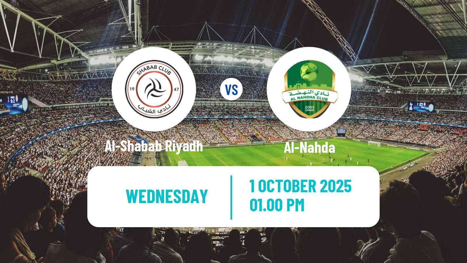 Soccer Gulf Club Champions League Al-Shabab Riyadh - Al-Nahda