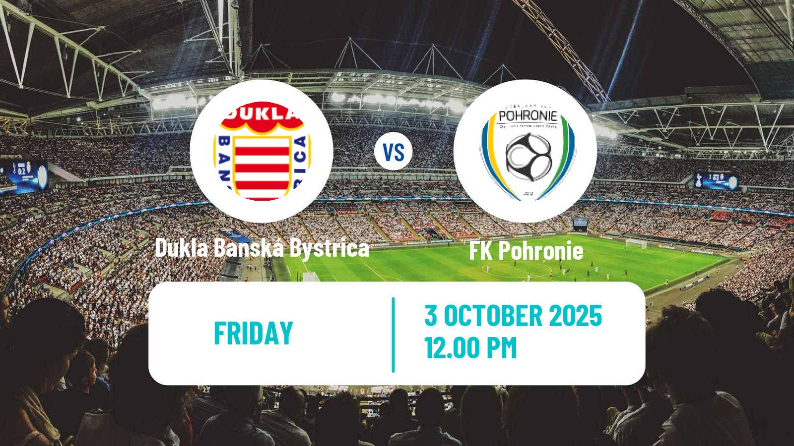 Soccer Slovak 2 Liga Dukla Banská Bystrica - Pohronie