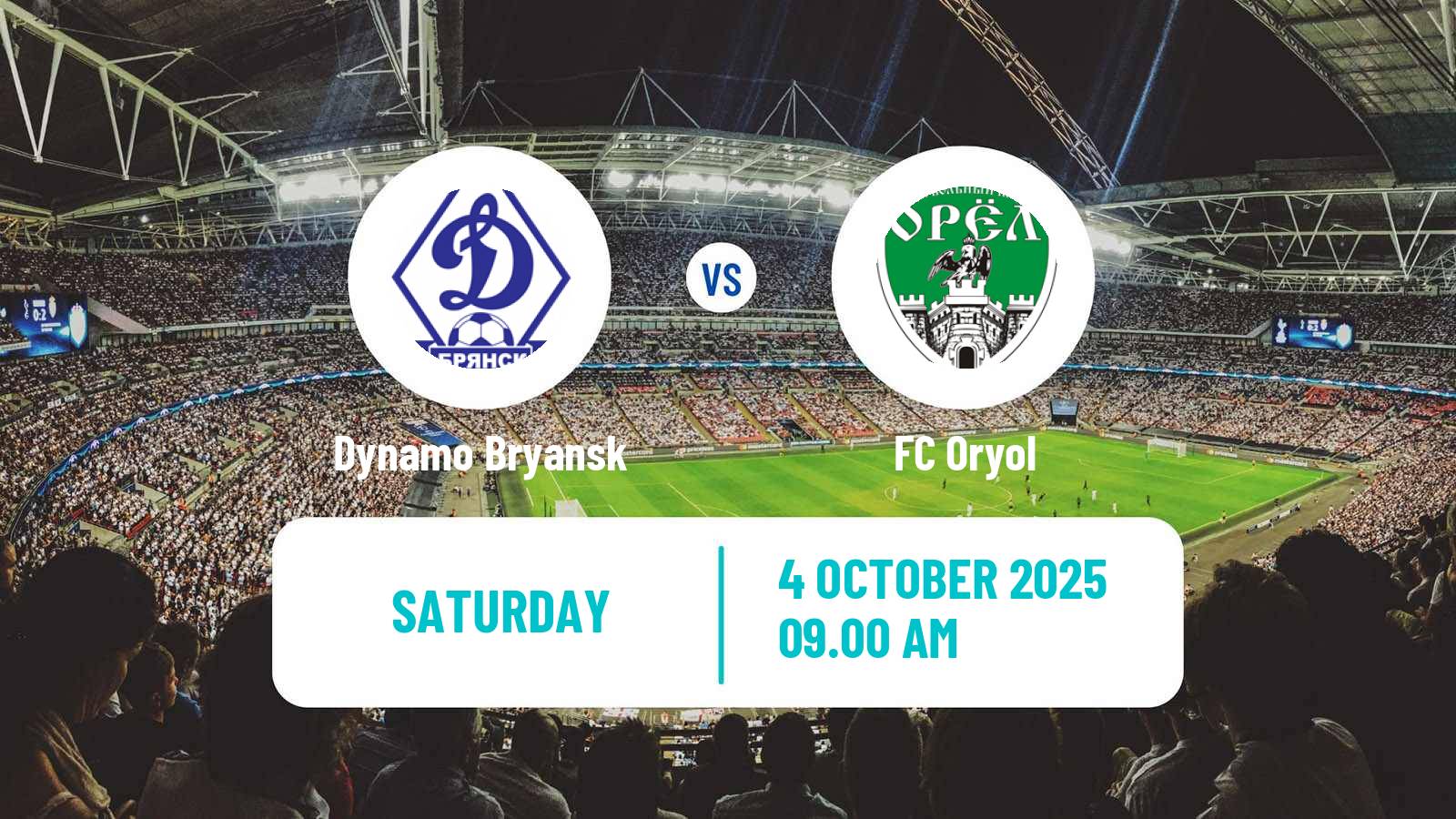 Soccer FNL 2 Division B Group 3 Dynamo Bryansk - Oryol