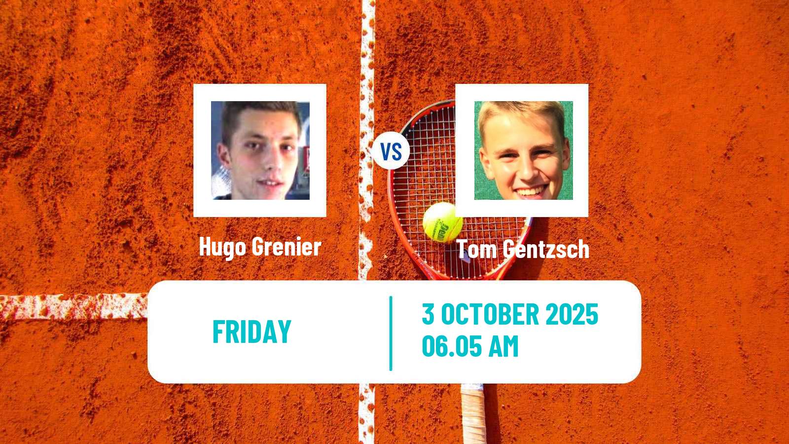Tennis Villena Challenger Men Hugo Grenier - Tom Gentzsch