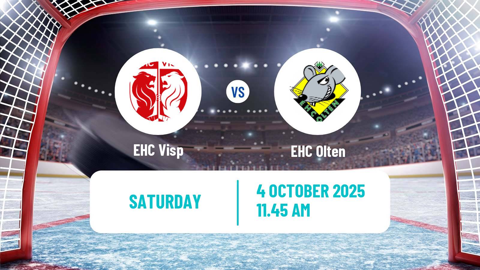 Hockey Swiss League Hockey Visp - Olten