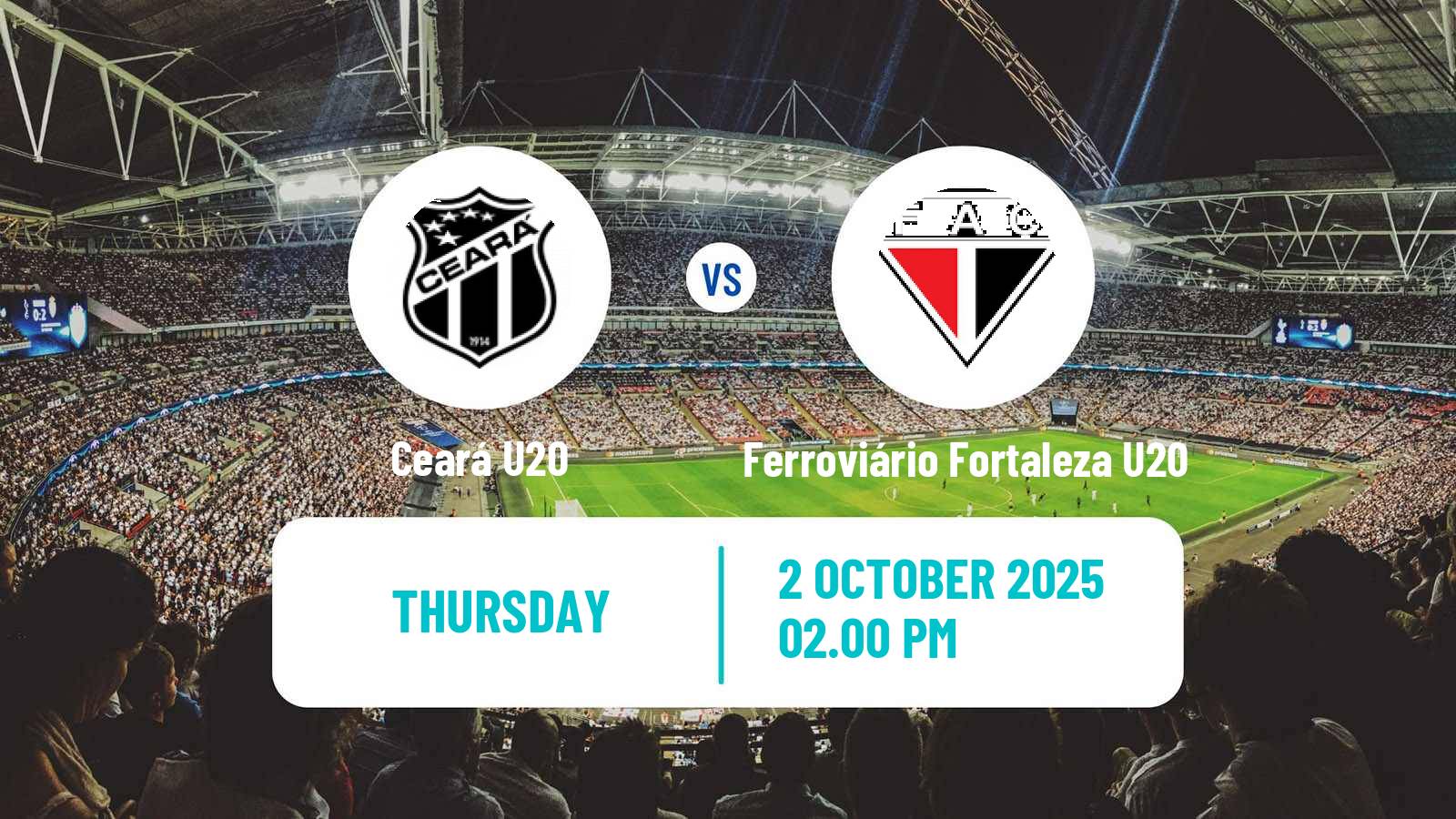 Soccer Brazilian Cearense U20 Ceará U20 - Ferroviário Fortaleza U20