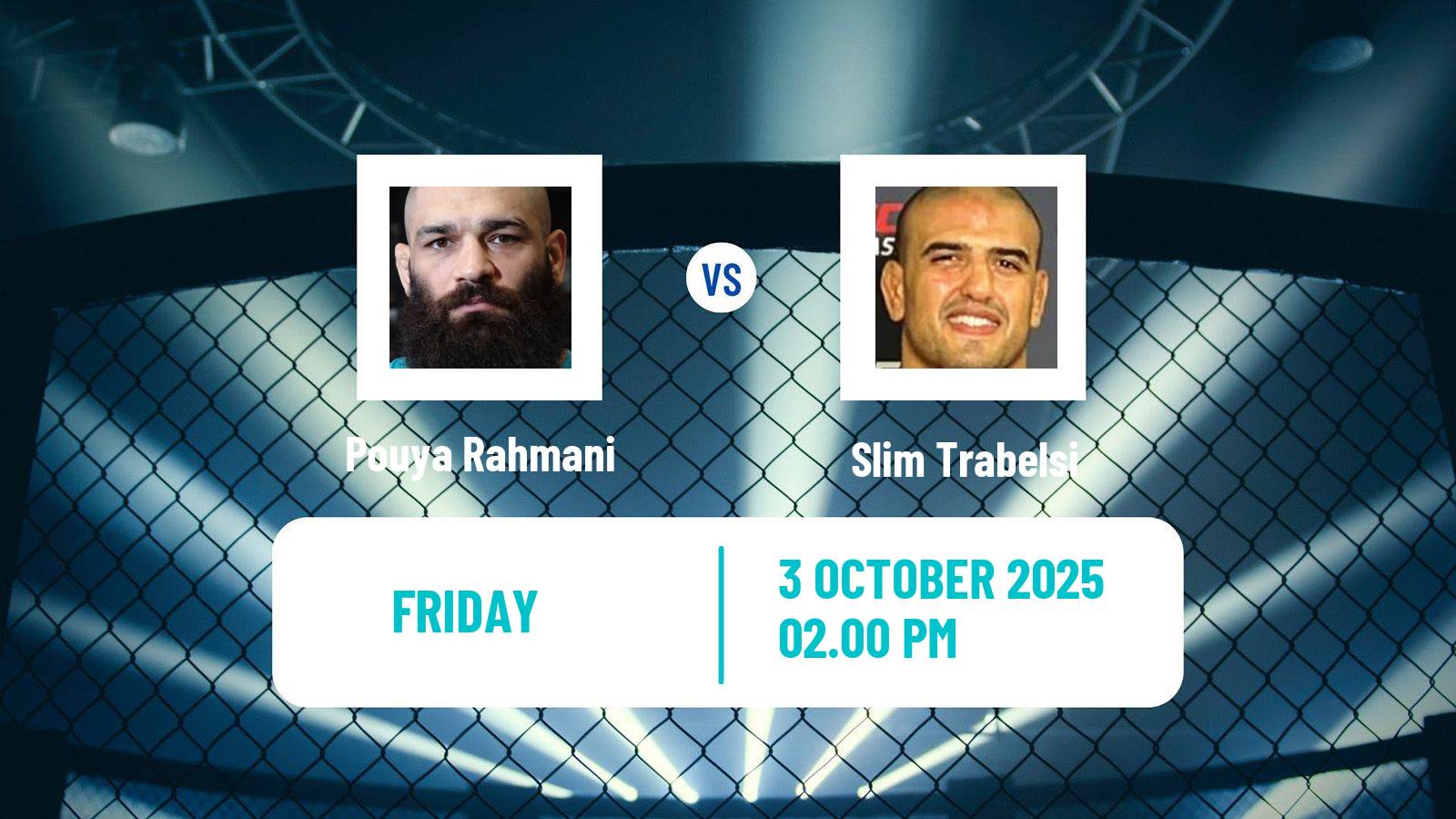MMA Heavyweight Pfl Men Pouya Rahmani - Slim Trabelsi