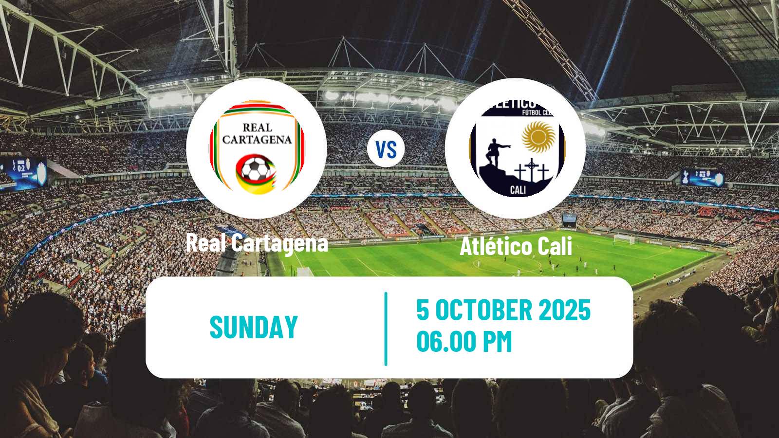 Soccer Colombian Primera B Real Cartagena - Atlético Cali