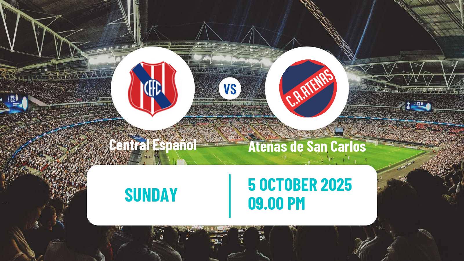 Soccer Uruguayan Segunda Division Central Español - Atenas de San Carlos
