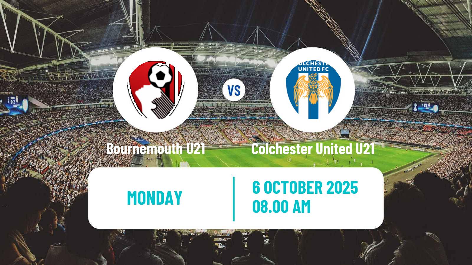 Soccer English Professional Development League Bournemouth U21 - Colchester United U21
