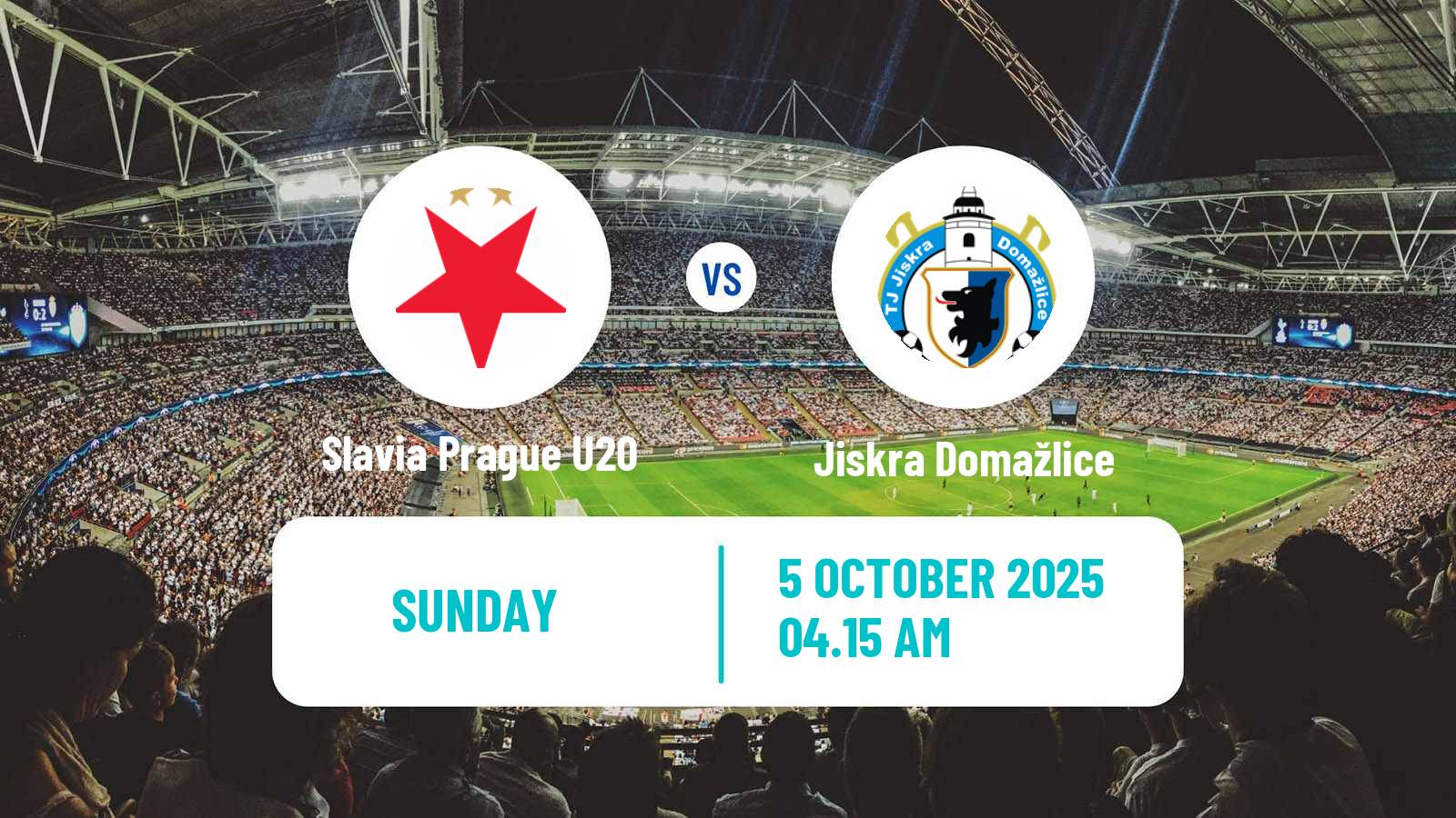 Soccer Czech CFL Group A Slavia Prague U20 - Jiskra Domažlice