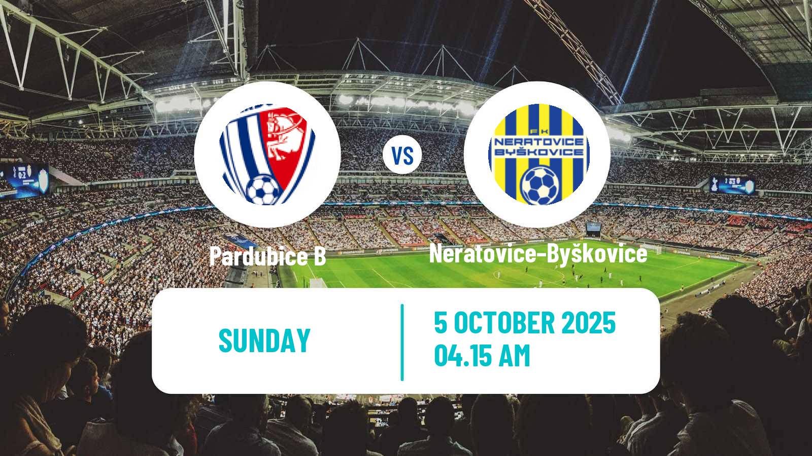Soccer Czech CFL Group B Pardubice B - Neratovice–Byškovice