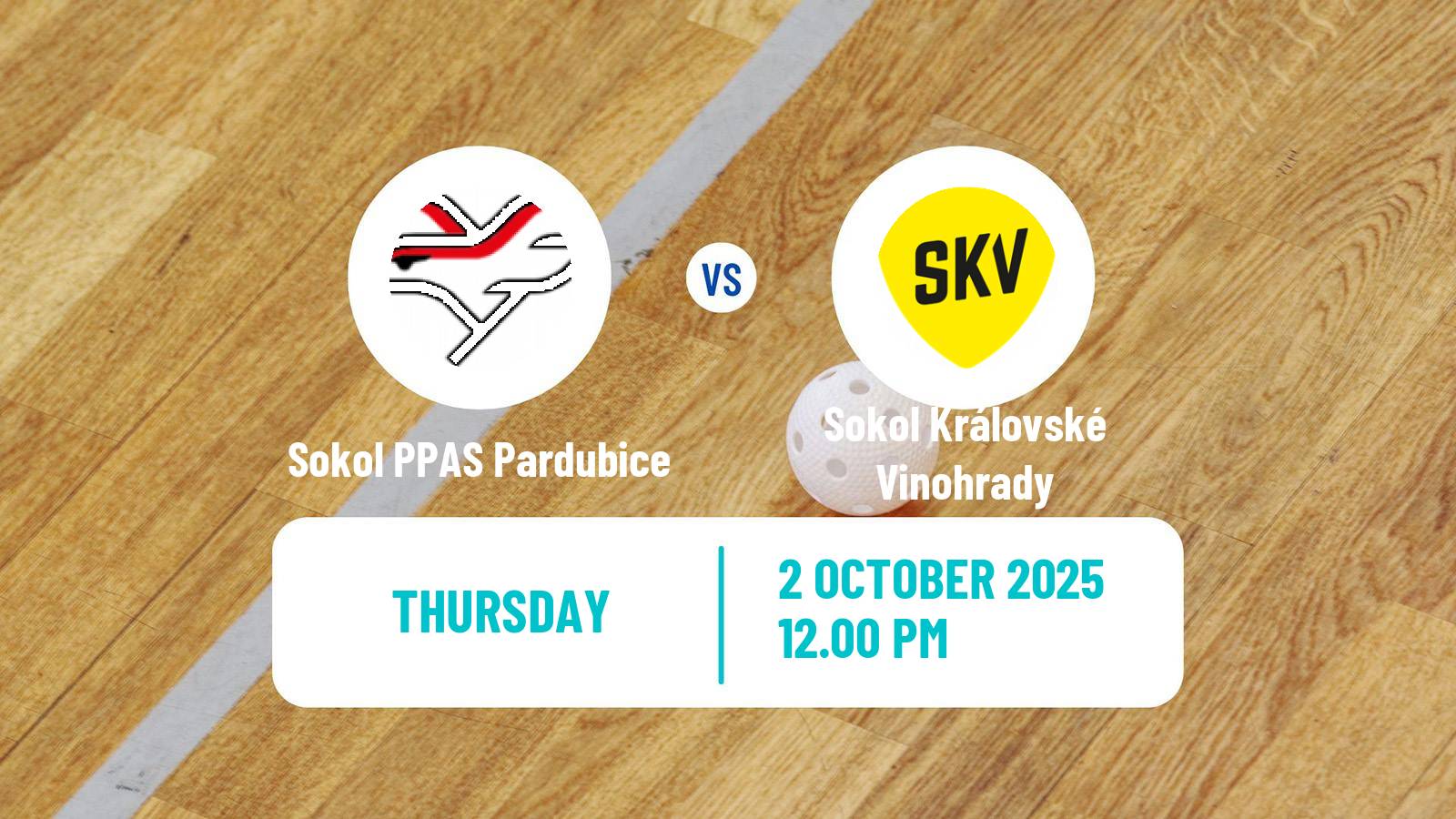 Floorball Czech Superliga Floorball Sokol PPAS Pardubice - Sokol Královské Vinohrady