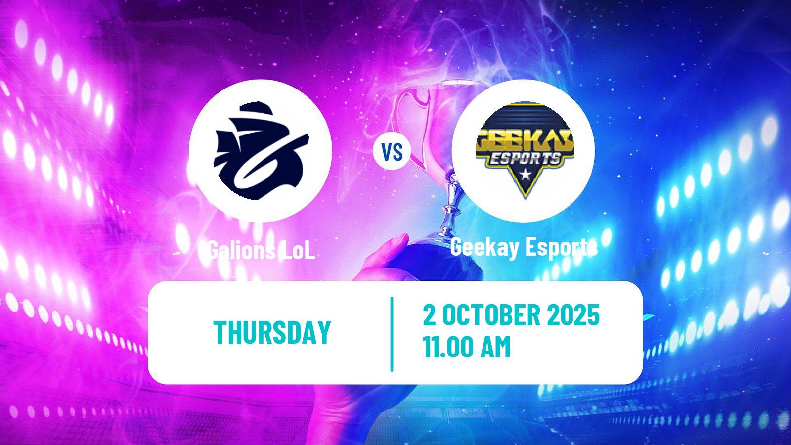 Esports League Of Legends Emea Masters Galions - Geekay Esports