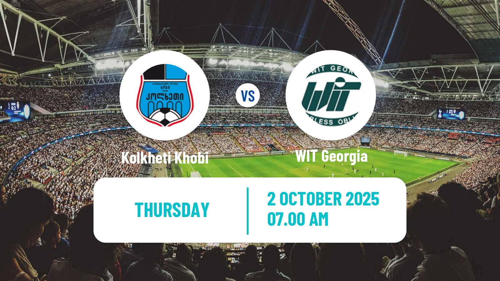 Soccer Georgian Liga 3 Kolkheti Khobi - WIT Georgia