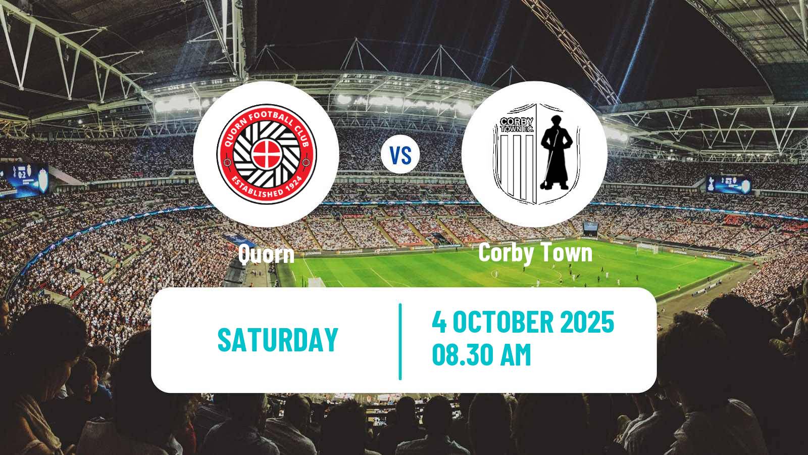 Soccer English FA Trophy Quorn - Corby Town