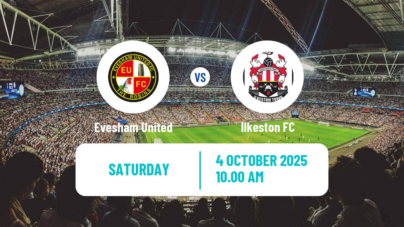 Soccer English FA Trophy Evesham United - Ilkeston