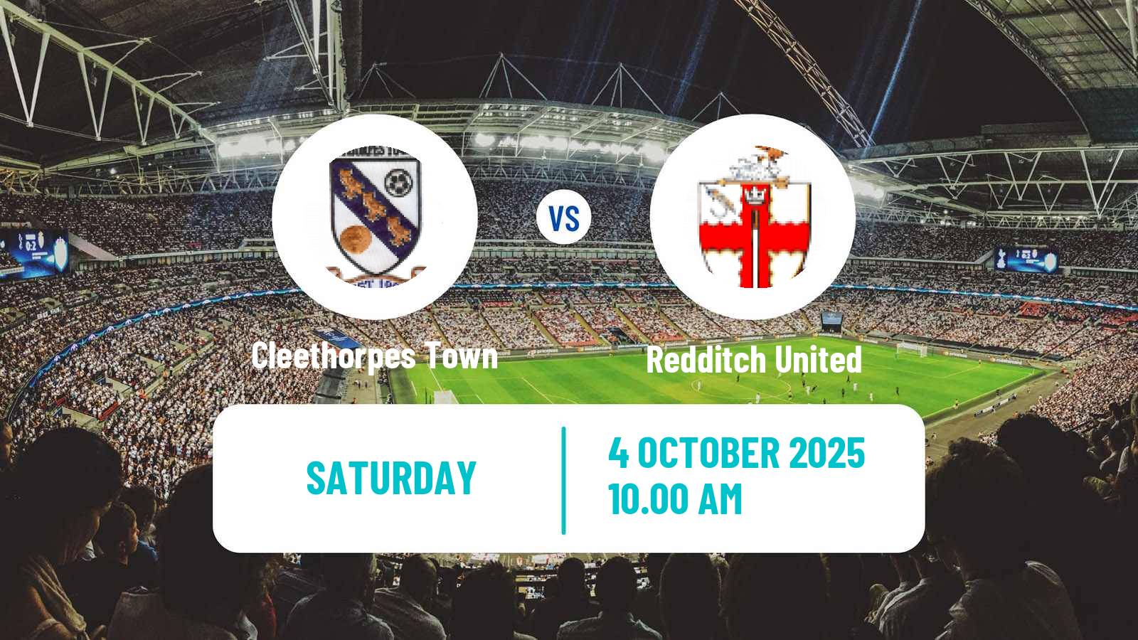 Soccer English FA Trophy Cleethorpes Town - Redditch United