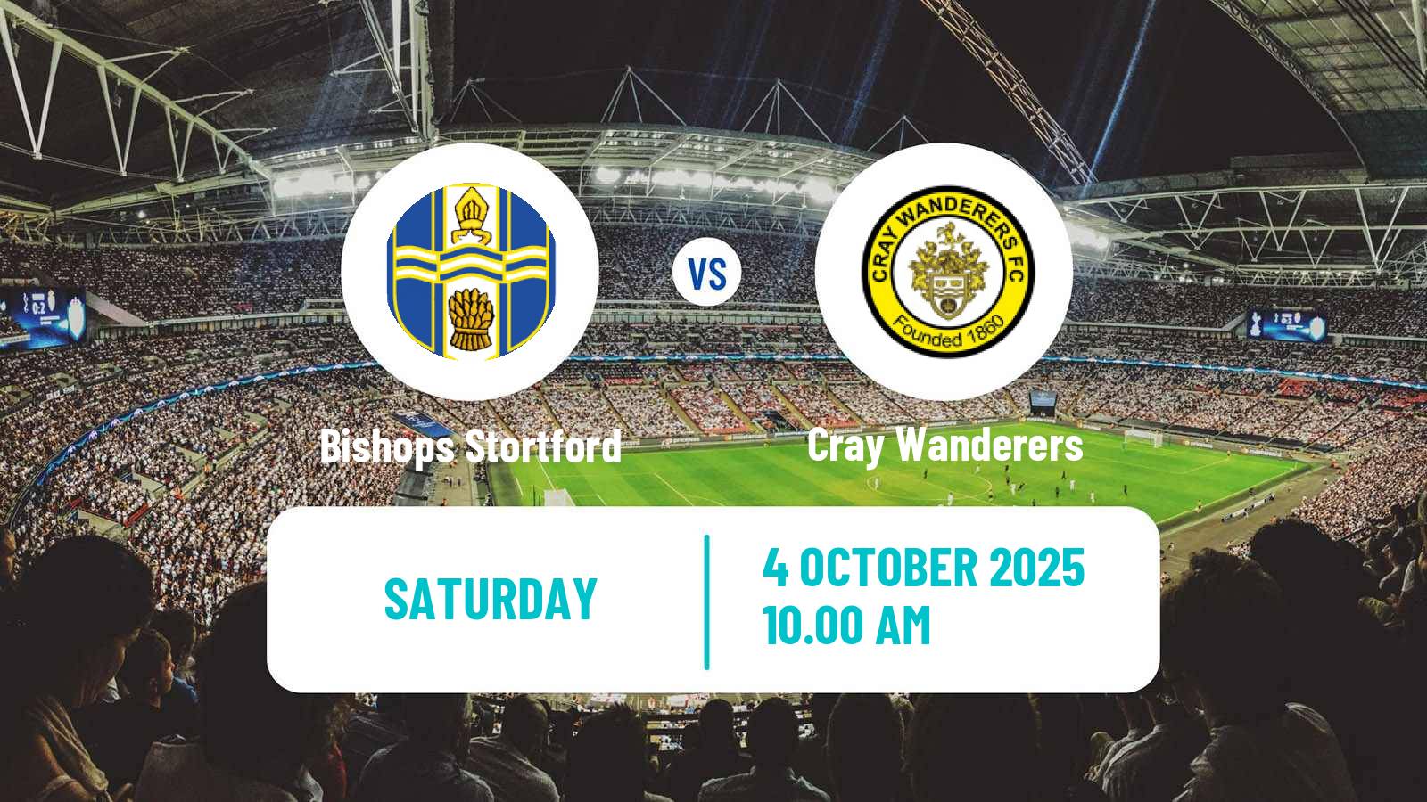 Soccer English FA Trophy Bishops Stortford - Cray Wanderers