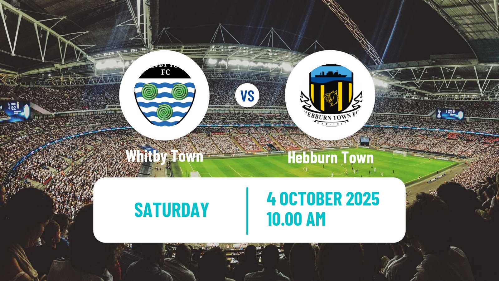 Soccer English FA Trophy Whitby Town - Hebburn Town