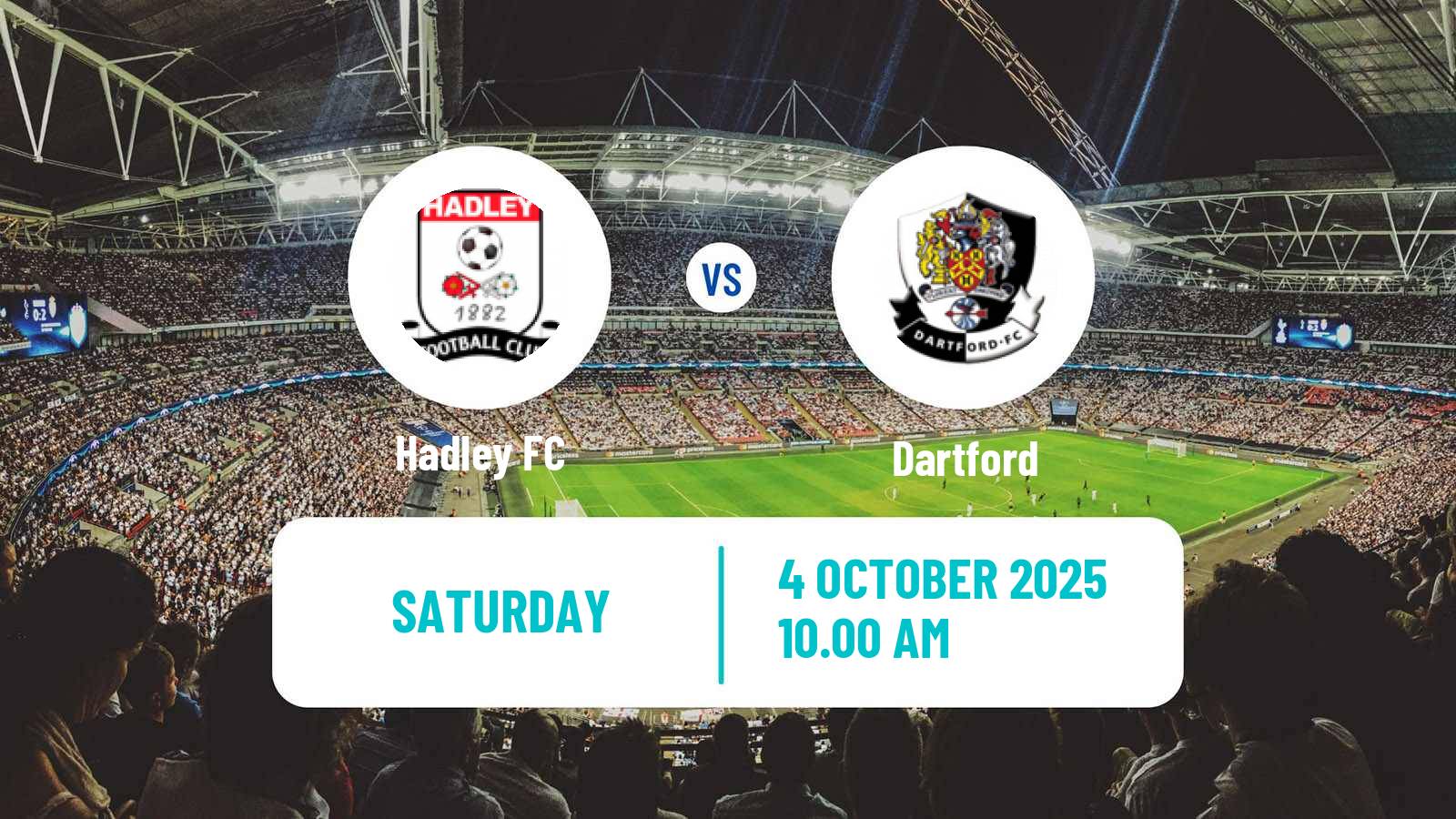 Soccer English FA Trophy Hadley - Dartford