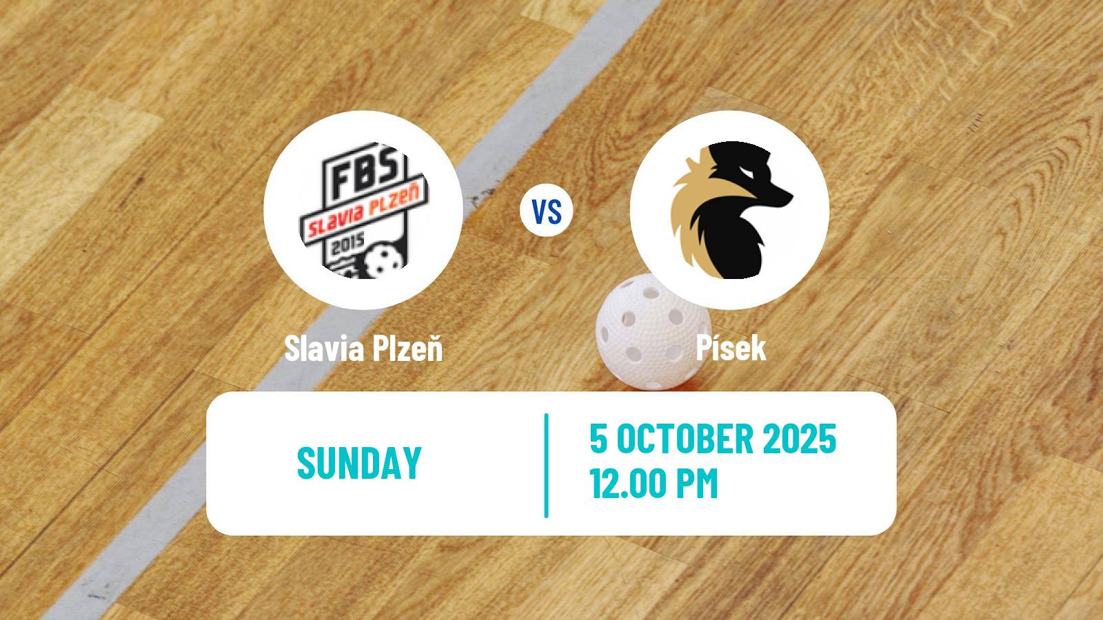 Floorball Czech 1 Liga Floorball Slavia Plzeň - Písek
