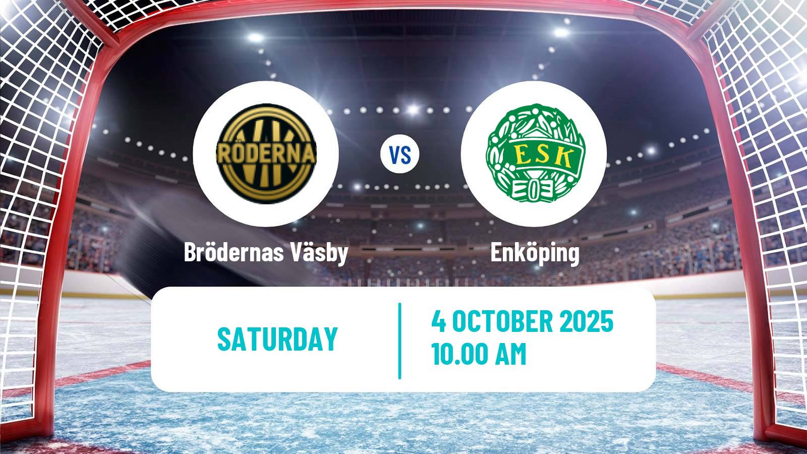 Hockey Swedish HockeyEttan Norra Brödernas Väsby - Enköping