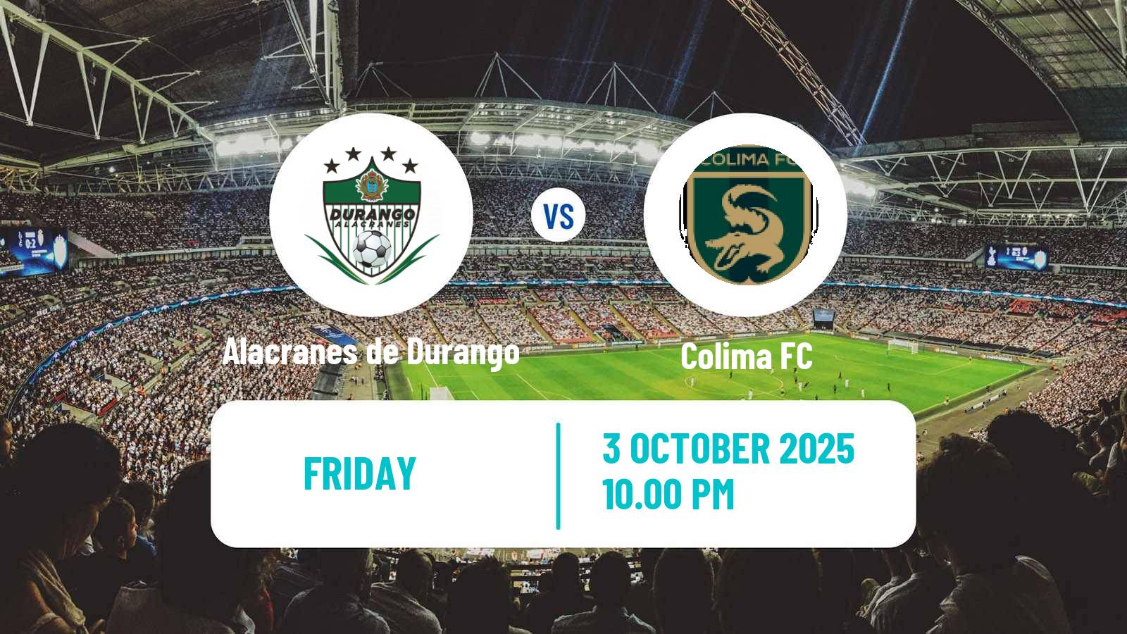 Soccer Mexican Liga Premier Serie A Alacranes de Durango - Colima