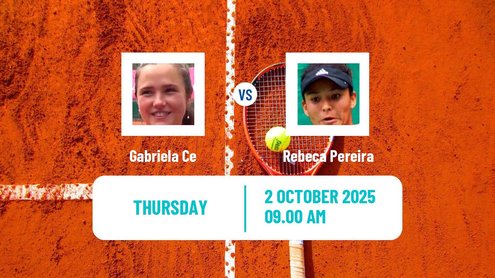 Tennis ITF W35 Sao Paulo 3 Women Gabriela Ce - Rebeca Pereira
