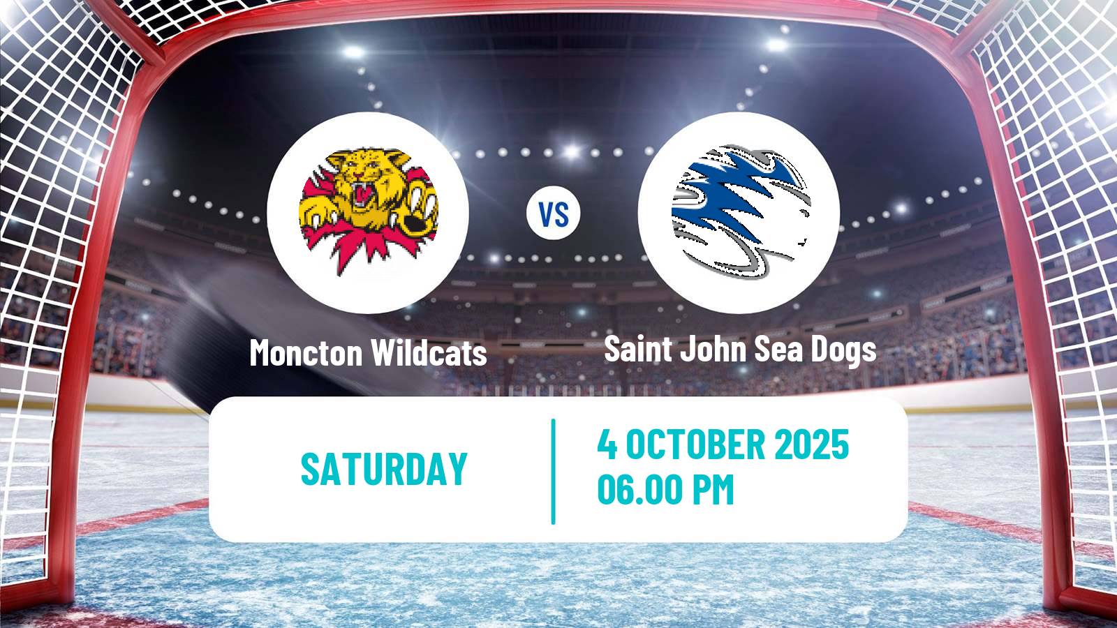Hockey QMJHL Moncton Wildcats - Saint John Sea Dogs