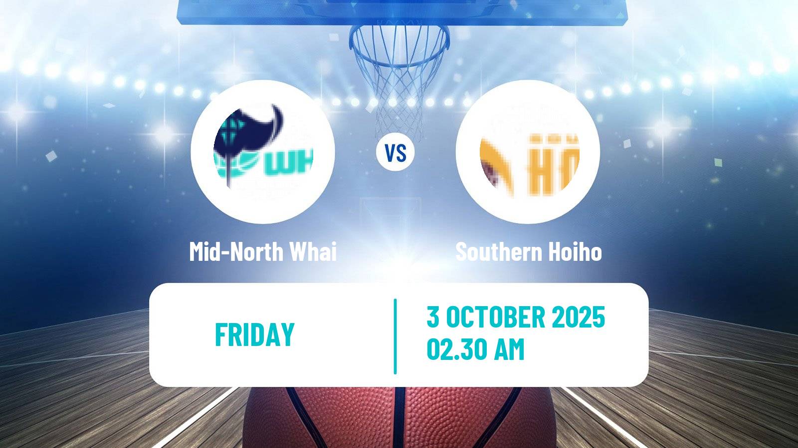 Basketball New Zealand Tauihi Basketball Women Mid-North Whai - Southern Hoiho