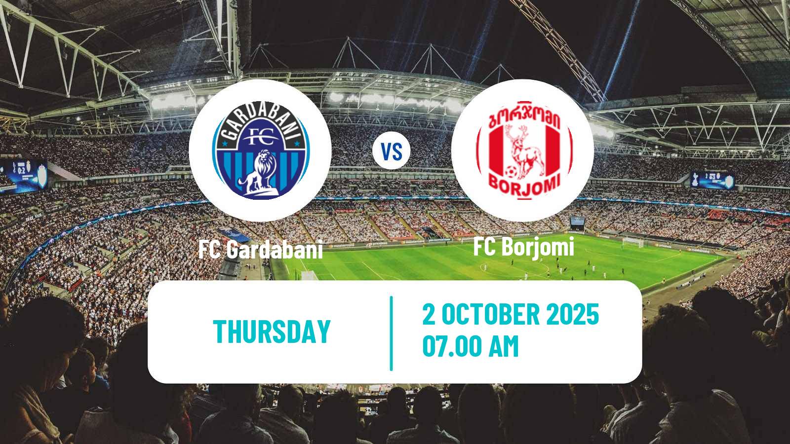 Soccer Georgian Liga 3 Gardabani - Borjomi