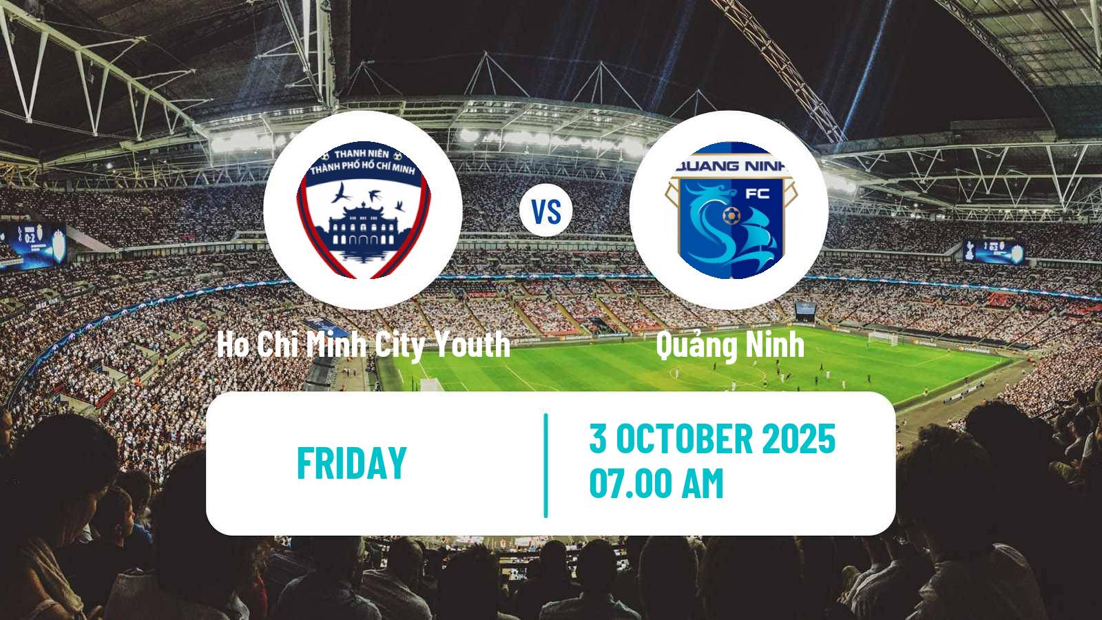 Soccer Vietnamese V League 2 Ho Chi Minh City Youth - Quảng Ninh