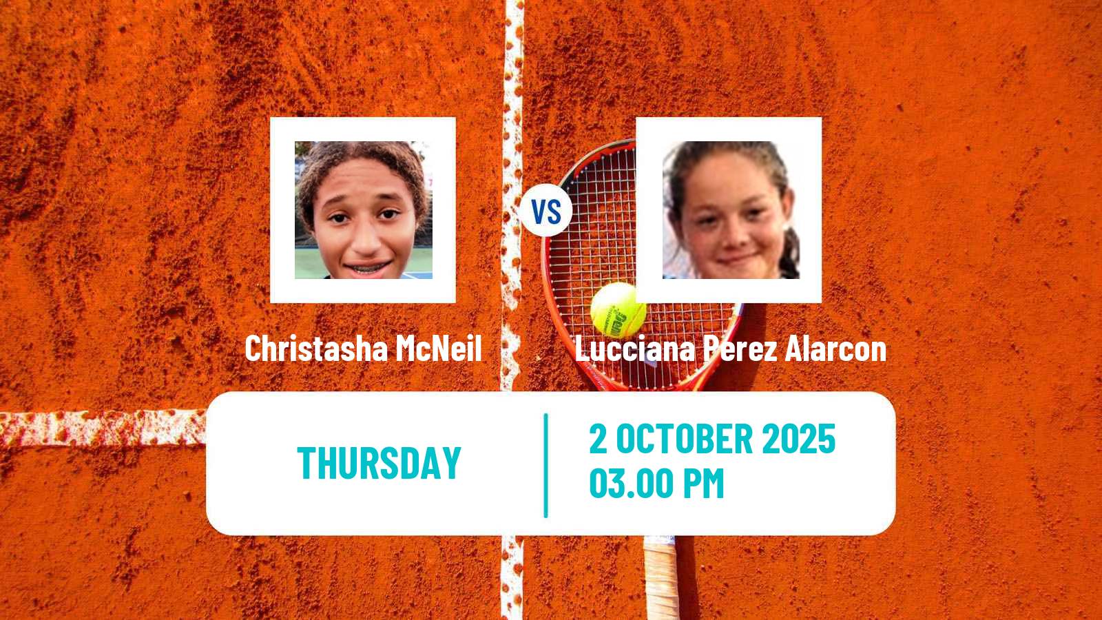 Tennis ITF W35 San Rafael Ca Women Christasha McNeil - Lucciana Perez Alarcon