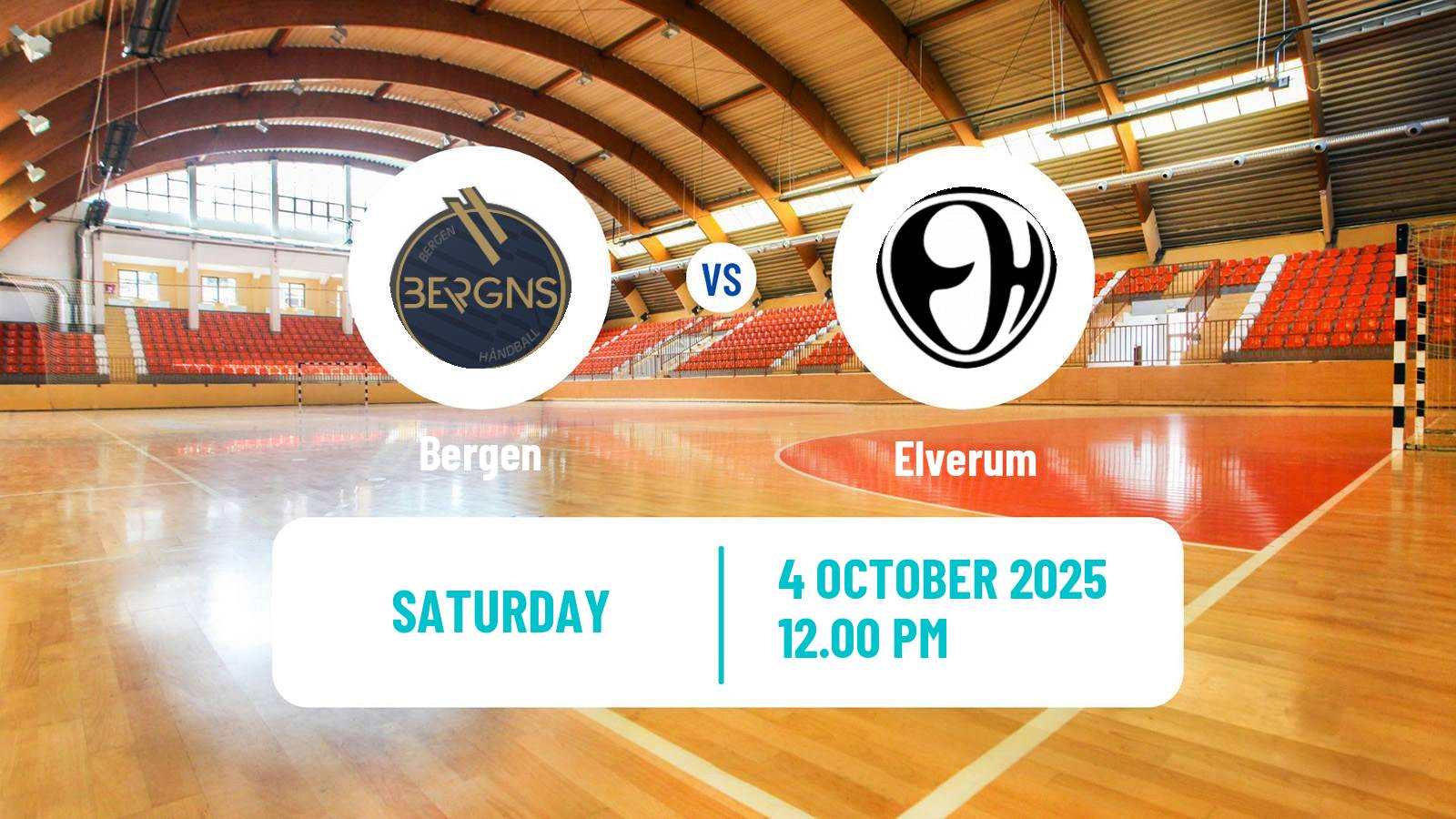 Handball Norwegian Eliteserien Handball Bergen - Elverum