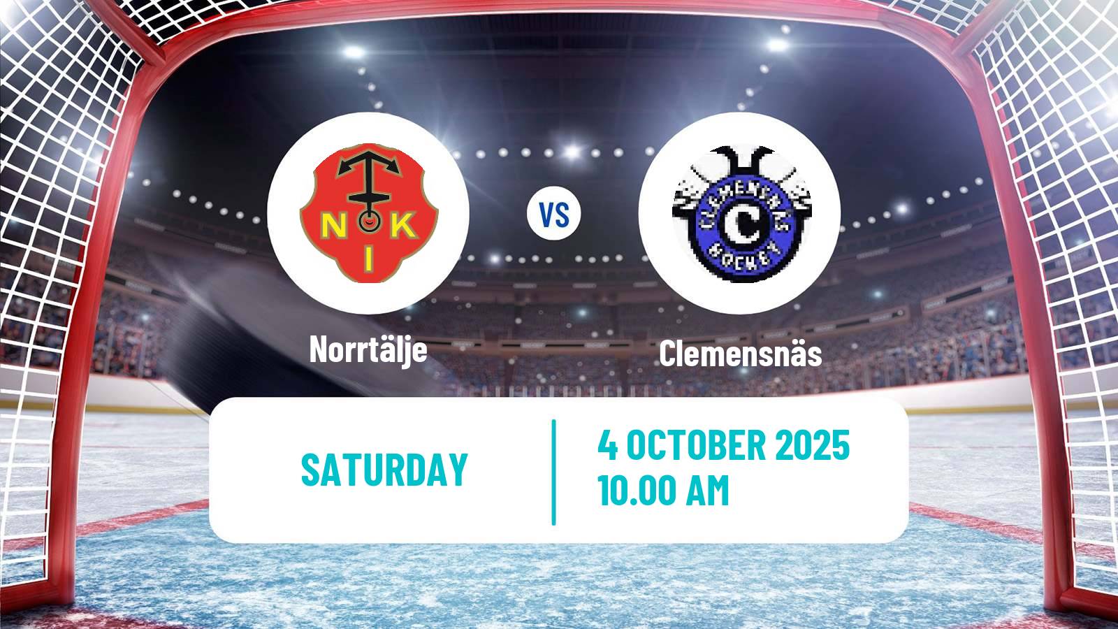 Hockey Swedish HockeyEttan Norra Norrtälje - Clemensnäs