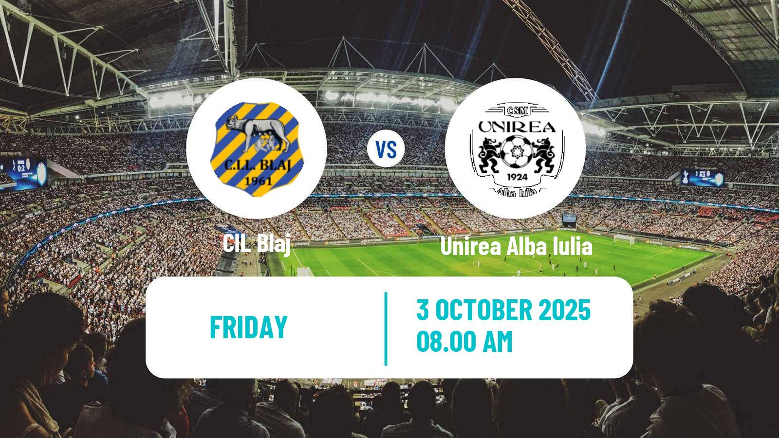 Soccer Romanian Liga 3 - Seria 7 CIL Blaj - Unirea Alba Iulia
