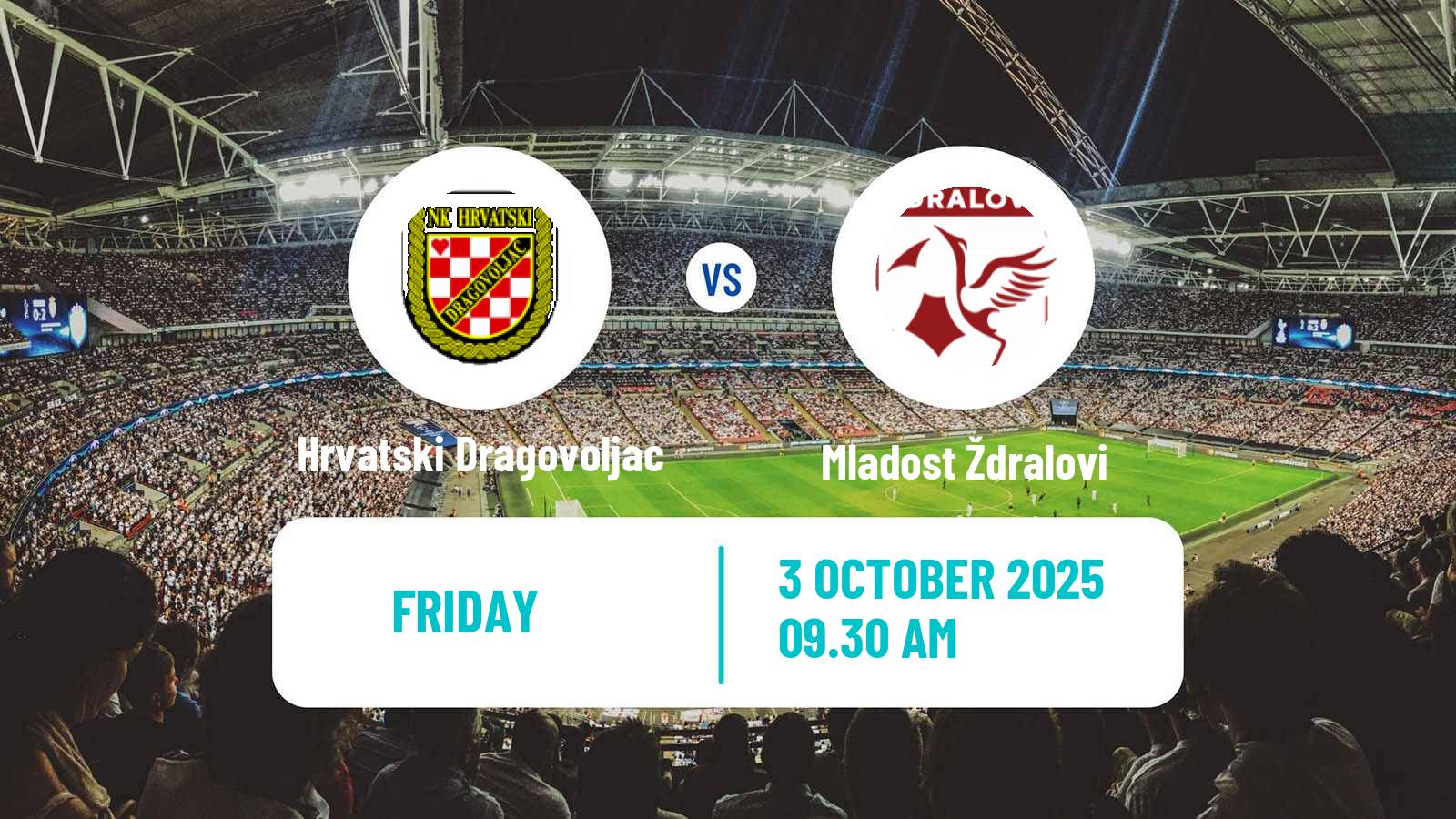 Soccer Croatian Druga NL Hrvatski Dragovoljac - Mladost Ždralovi