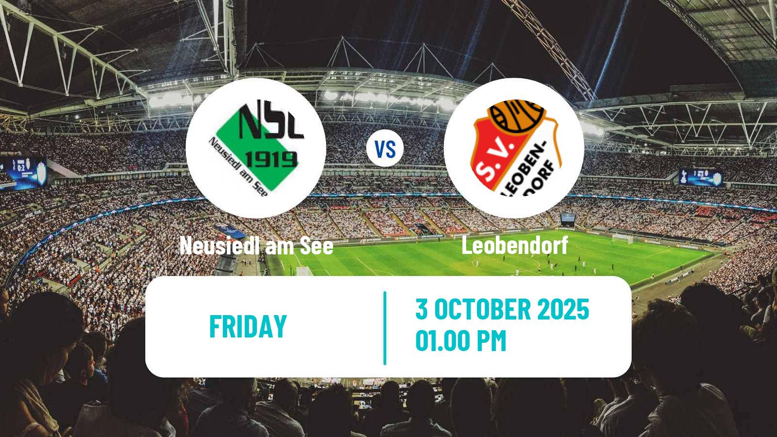 Soccer Austrian Regionalliga East Neusiedl am See - Leobendorf